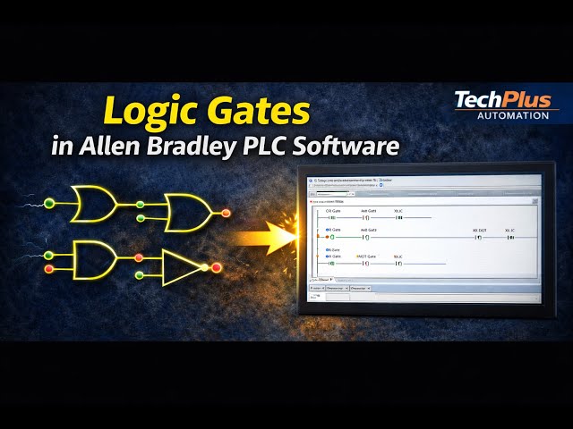 Allen Bradley PLC Ladder Logic Programming Tutorial || Logic Gates ||AB PLC || Step by Step || Hindi
