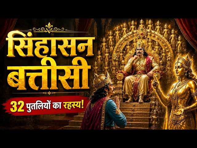 🔥 सिंहासन बत्तीसी की पूरी कहानी | राजा भोज और 32 पुतलियों का रहस्य | Vikramaditya Story in Hindi