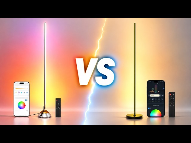 COMPARING NEEWER Smart IC W Floor Lamp VS LED Floor Lamp - NF04 vs NF01