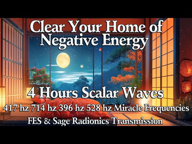 Metatron's 4 Hours Deep Clearing: Scalar Waves, 417 Hz, 714 Hz: Transmute All Negative Energy