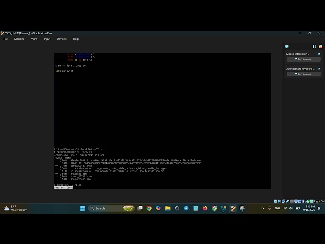 Demo Shell Script