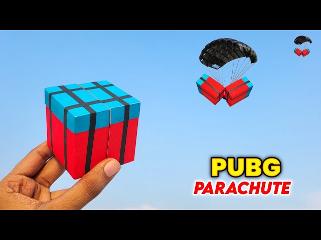 Pubg parachute , waste plastic parachute making , how to make parachute at home