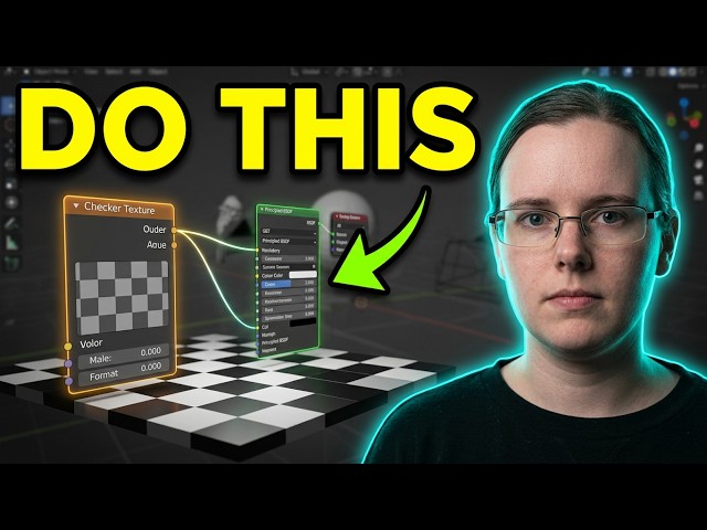 Checker Texture. Blender Mini Tutorial (#21)(S5)