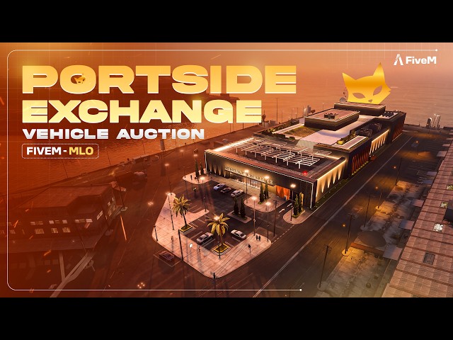 Portside Exchange | FiveM Vehicle Auction MLO + Auction System | AshRigs