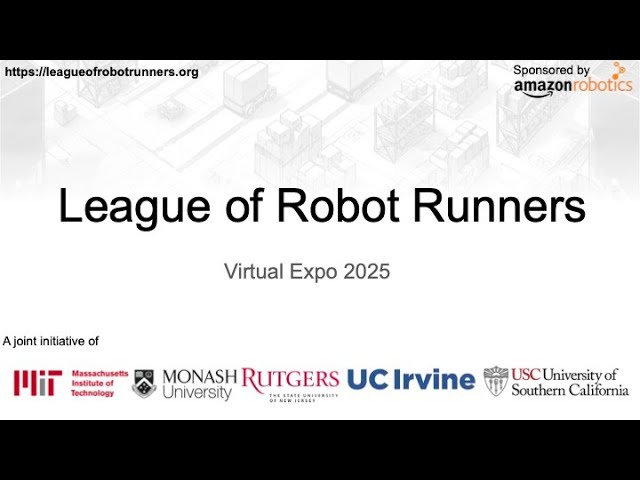 2025 LoRR Virtual Expo - Scalable Online Multi-Agent Path Planning: A Hybrid Method