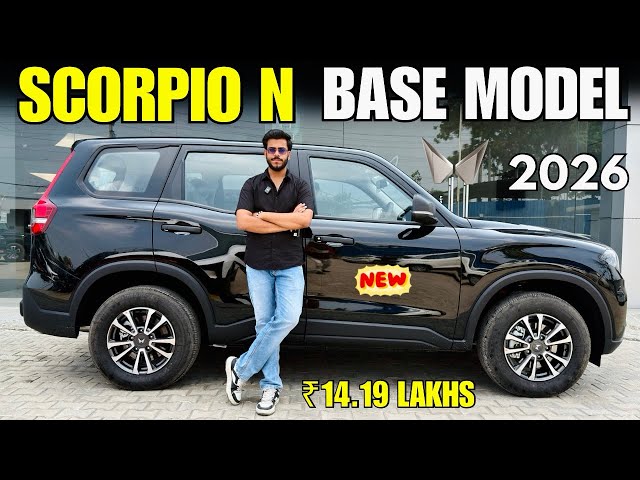 Mahindra Scorpio N Z2 Base Model 2026 Detailed Review ✅ Scorpio N Z2 Diesel Manual Price & Features 