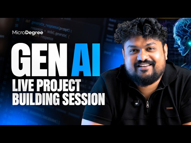 [ಕನ್ನಡ] Generative AI Project Building session | Microdegree