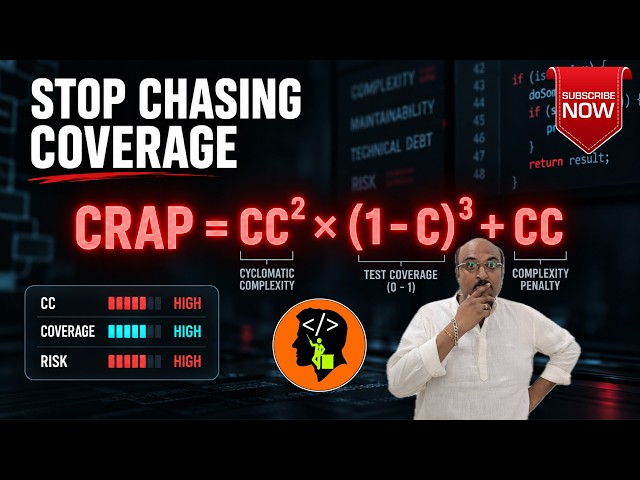 How CRAPy is your code? CRAP vs CC & Coverage