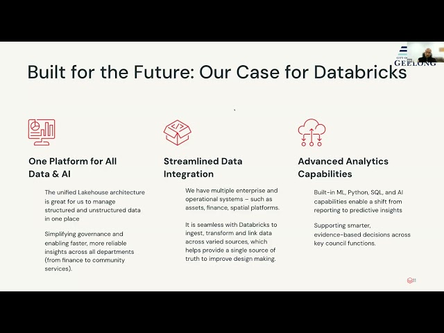 Databricks Local Gov - City of Greater Geelong (Regional - AU)