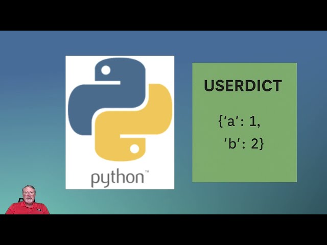 Python data type: UserDict