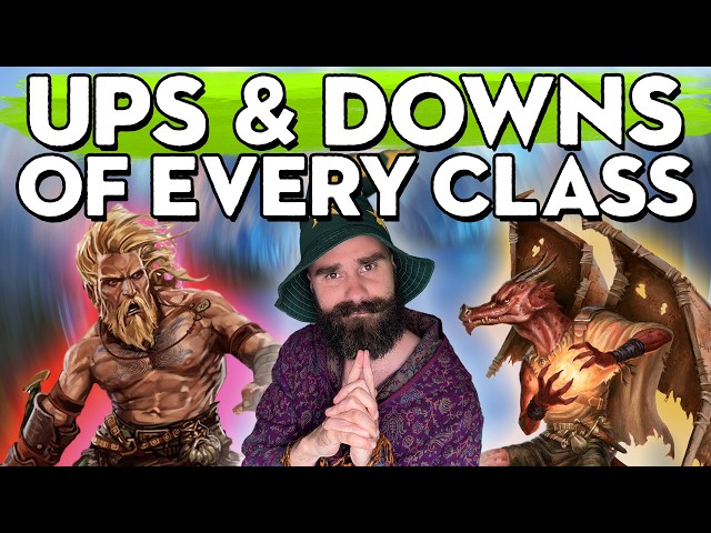 What Every Class is BEST and WORST at in D&D