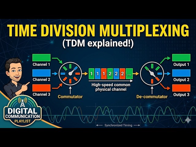 Time Division Multiplexing (TDM) Explained | Digital Communication Engineering