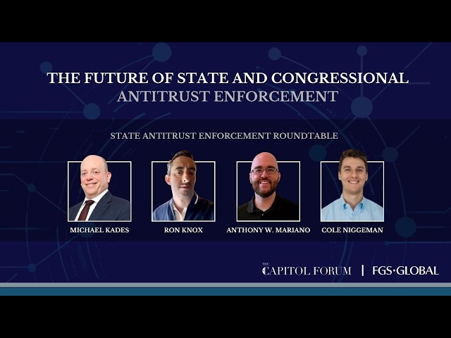 State Antitrust Enforcement Roundtable | The Future of State and Congressional Antitrust Enforcement