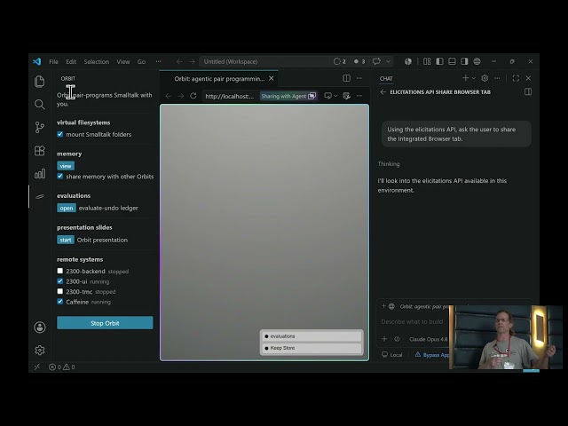 ESUG ShowUs: Orbit: agentic pair programming in Smalltalk