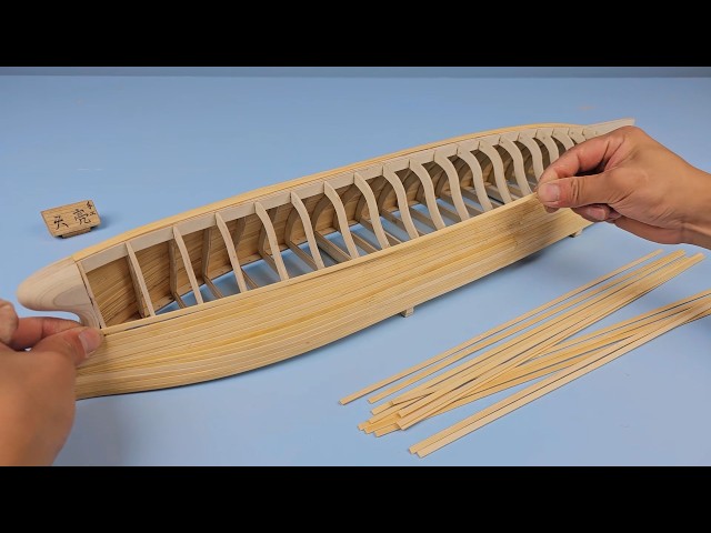 10,000 Pieces of Wood, 30 Days — I Built the ‘Heavenly Battleship’ by Hand! 🚢🔥【tianliang】