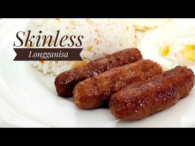 Super Easy Skinless Longganisa | Filipino Sausage