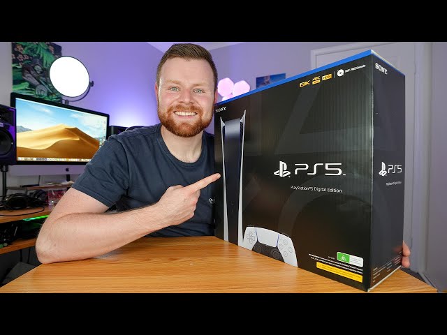 PS5 Digital Edition Unboxing, Setup and Gameplay Guide