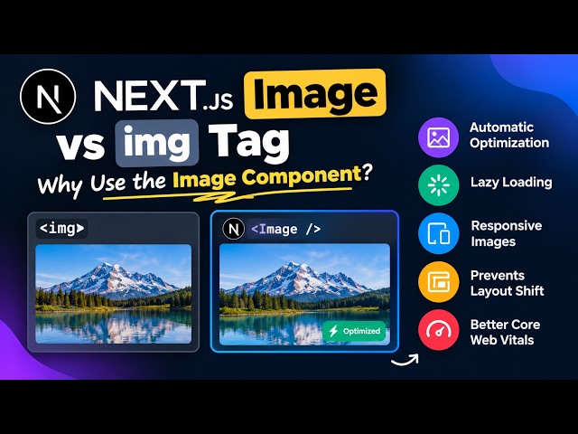 Next.js Image vs img Tag | Why Use the Image Component?