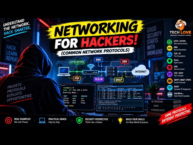 Networking for Hackers | Common Network Protocols Explained for Beginners