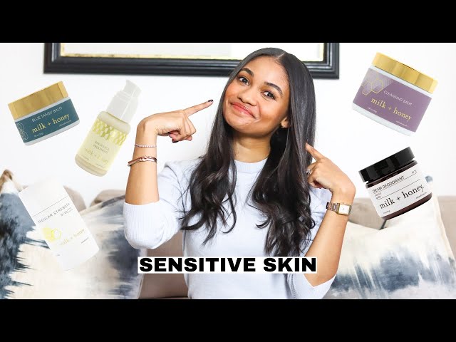 SKINCARE FOR SENSITIVE SKIN | Milk + Honey Skincare products, are they worth the money??