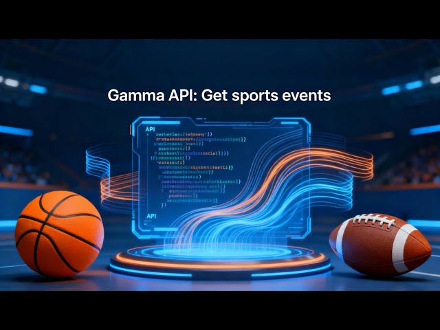 Gamma API: Get sports events