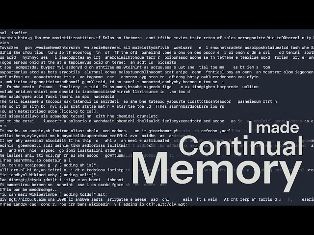 Building an LLM replacement