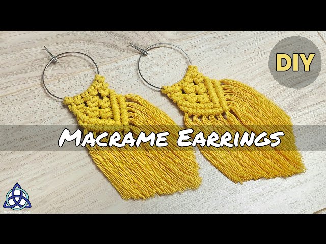 DIY | Most POPULAR Macrame Earrings on INSTAGRAM | Macrame Jewelry