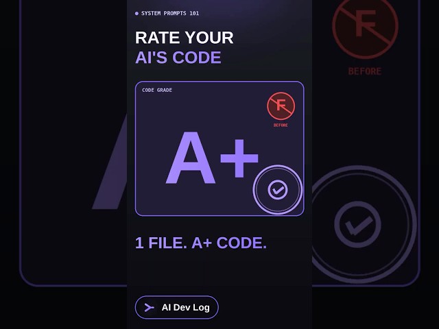 ⚙️ System Prompts 101: Train Your AI Like a Senior Dev