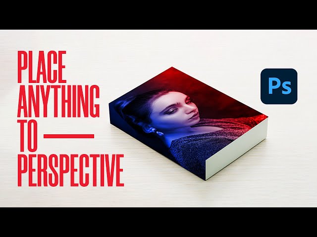 How to place anything to perspective | Photoshop 2022 | Book Cover