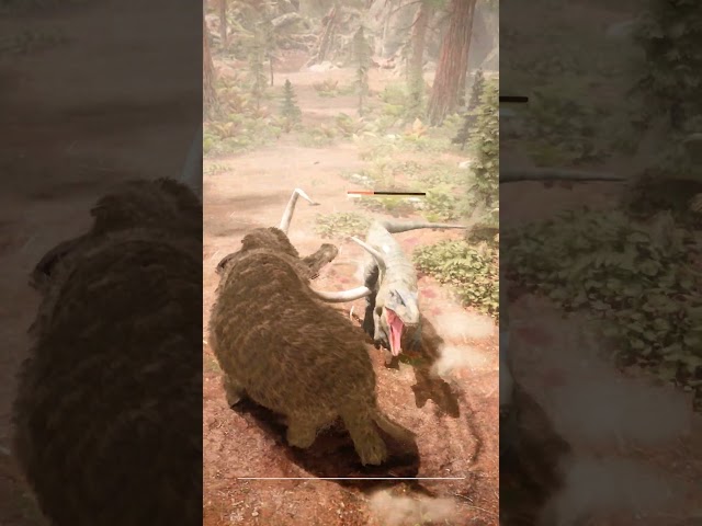 Mammoth VS Allosaurus- King of Bones 4K 60FPS #mammoth #mammoth   #dinosaur #4kgaming #mammothattack