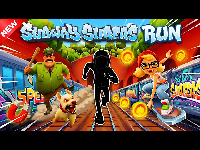 Subway Surfers Run 🛹 | Immersive Interactive Warm-Up | Fun Workout #1