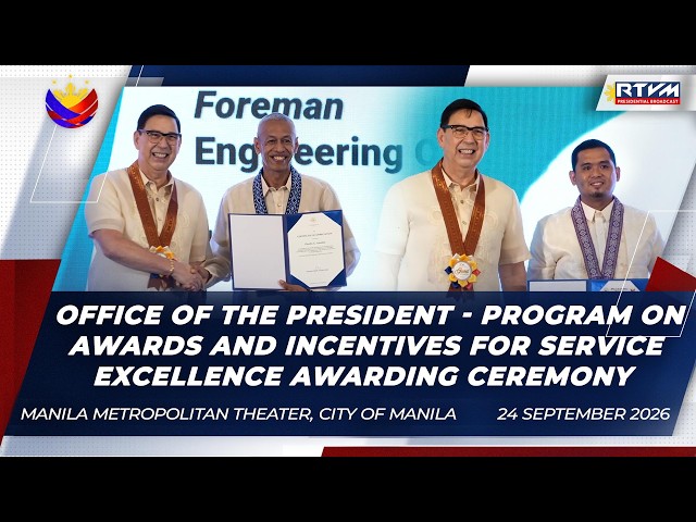 Office of the President - Program on Awards and Incentives for Service Excellence Awarding Ceremony