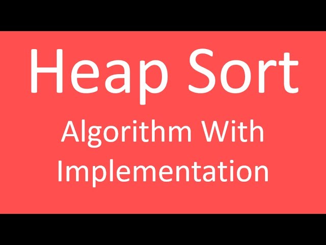 Heap Sort Algorithm || Code in C# || Sortings