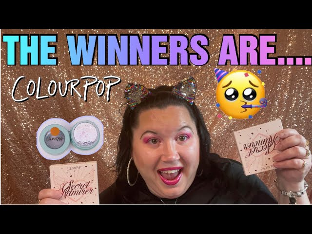 Colourpop Giveaway Winners