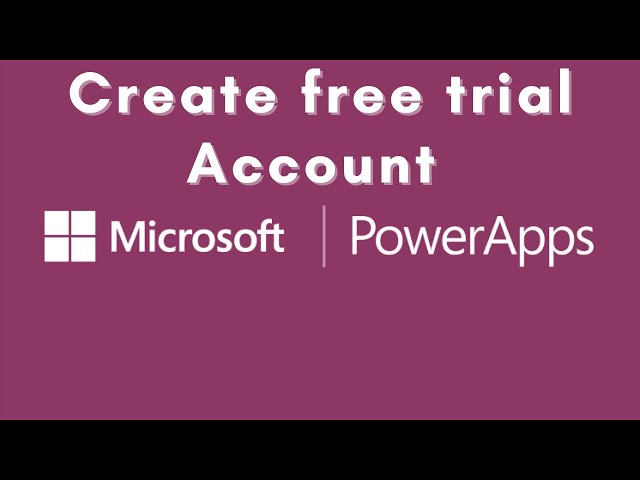 PowerApps Tutorial - Create PowerApps free trial/Community Account - PowerApps Tutorial Part - 2