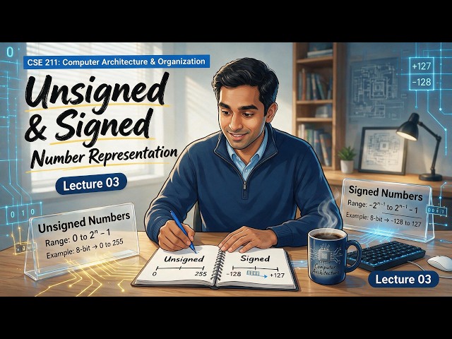 L03 Signed Number Representation || Computer Architecture and Organization