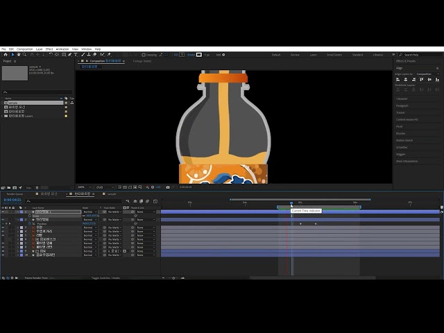Infographic Self-Introduction Motion Design CHAPTER 5 PET BOTTLE MOTION 3 After Effects & OUTPUT