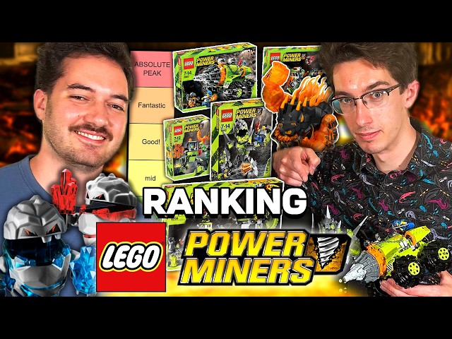 Ranking LEGO Power Miners Sets with Cheesey Studios
