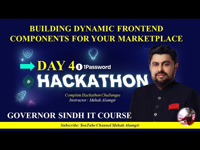 giaic hackathon 3 day 4 | building dynamic frontend ecommerce website