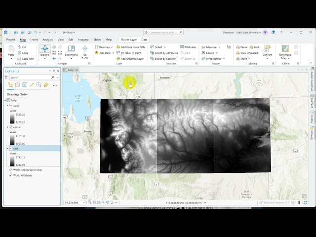 Batch Processing: Project Raster