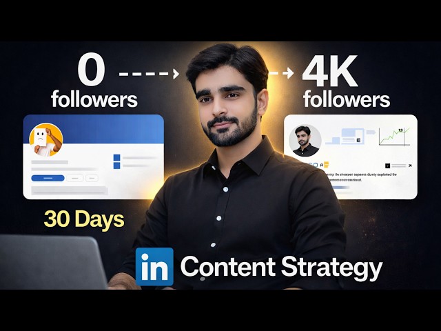 0 to 4,000 LinkedIn Followers My Content Strategy | LinkedIn Followers Increase Free