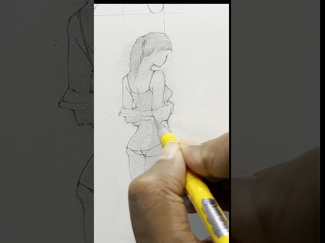 How to Draw Female Torso Step by step