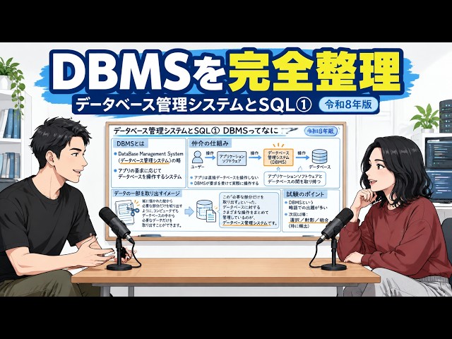 [Lecture Video | Database Management Systems and SQL ①] (2026 Edition) Technology: Are apps not t...