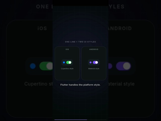One Flutter Trick for a More Native UI #flutter #coding #fluttertip #flutterfavorite