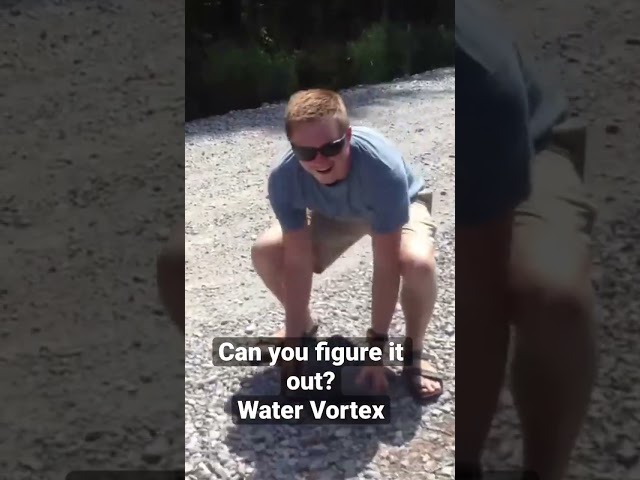 Can you figure it out? #water #vortex