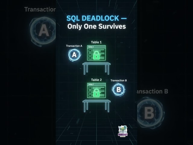 A Deadlock isn't a Bug - It's Two Transactions Blocking Each Other !