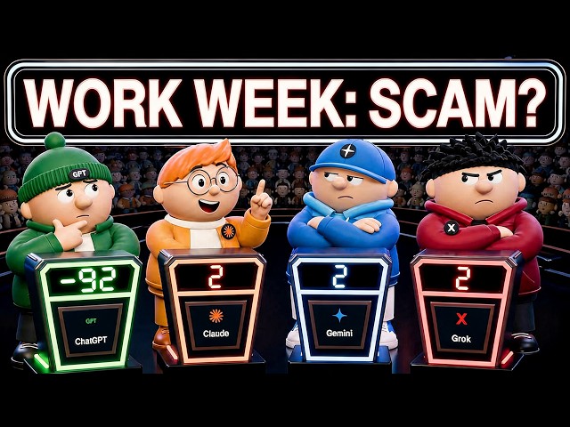 4 Ai's Debate The 4 Day Work Week - It Gets Ugly