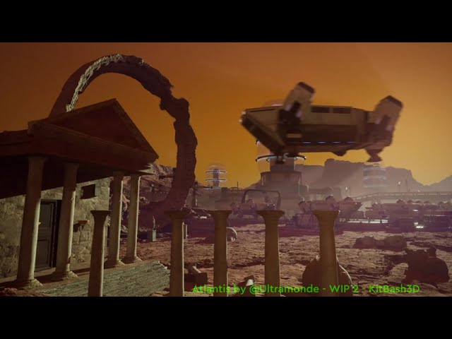 Atlantis by Ultramonde - KitBash3D - WIP 2