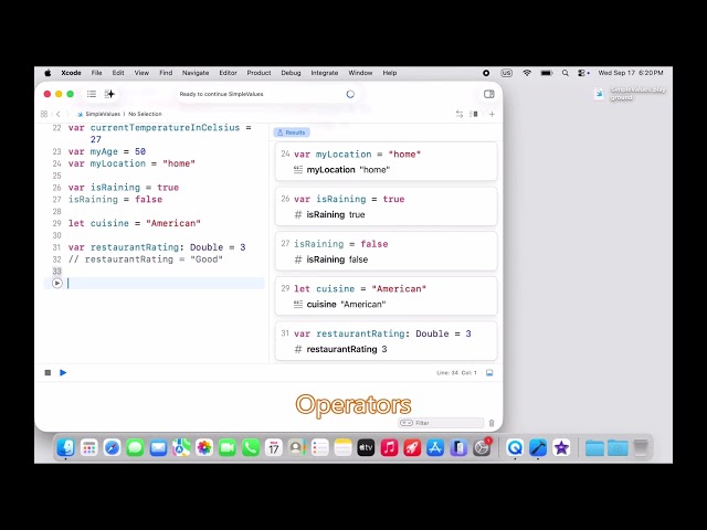 iOS 26 Programming for Beginners — Tenth Edition | 2. Simple Values and Types
