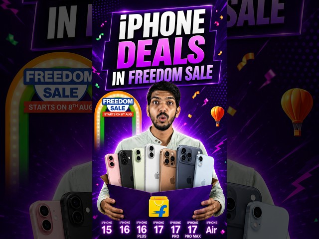 Best iPhone Deals in Flipkart Freedom Sale 2026 - Biggest Discounts!